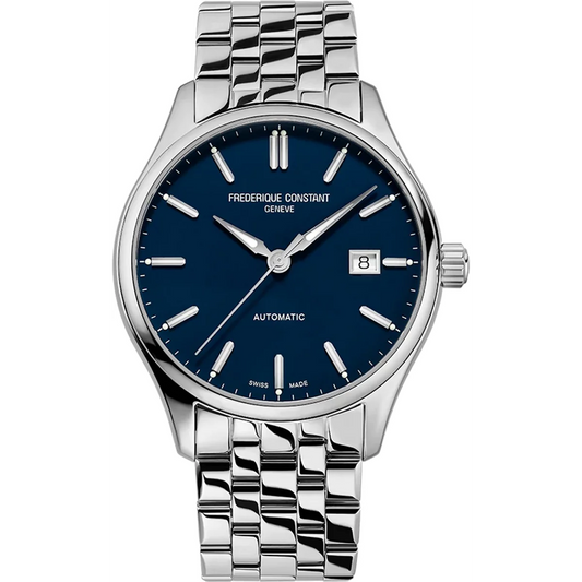 FREDERIQUE CLASSICS INDEX AUTOMATIC (BLUE) | Frederique Constant | Luby 
