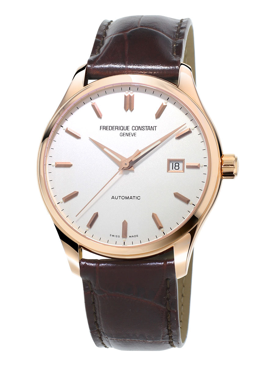 Classics Index Automatic (White-Rose Gold) | Frederique Constant | Luby 