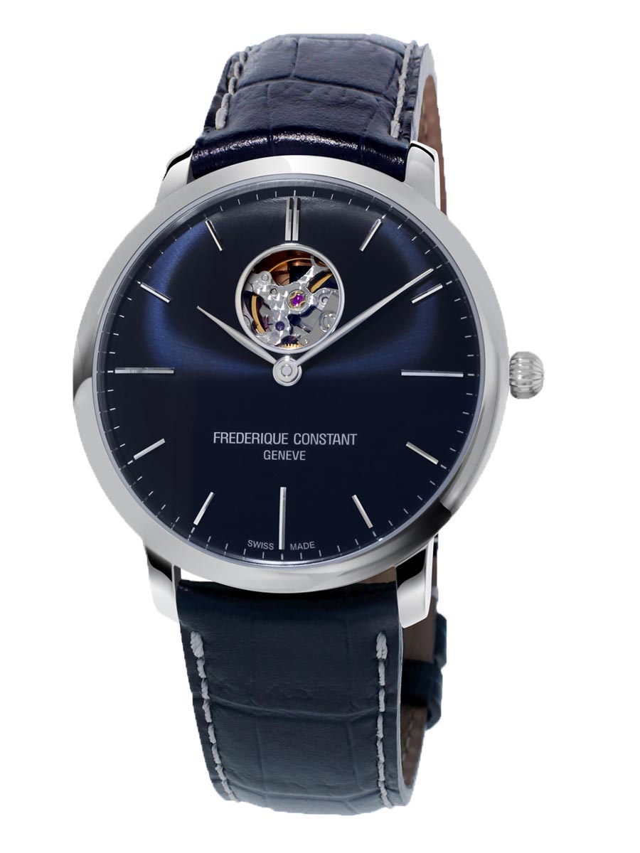 Slimline Heartbeat Automatic (Full Blue) | Frederique Constant | Luby 