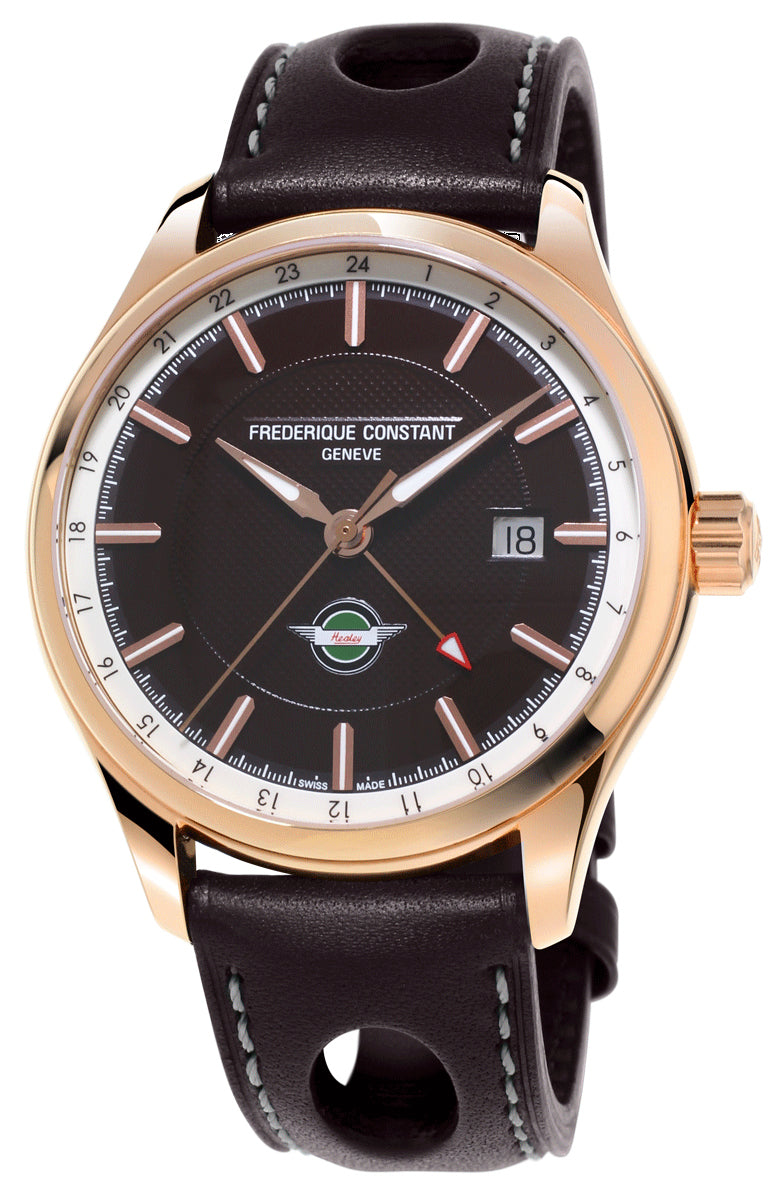 Healey Automatic GMT Limited Edition (Rose-Gold Black) | Frederique Constant | Luby 