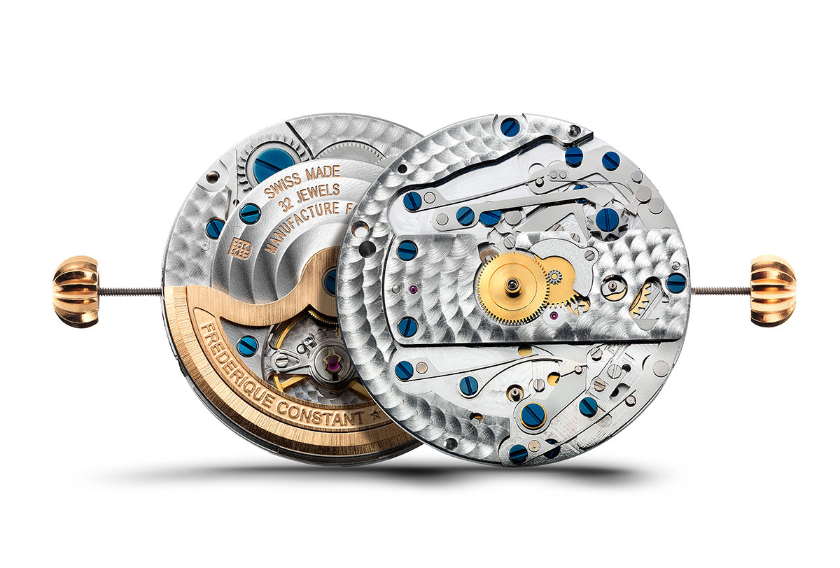 Flyback Chronograph Manufacture (Blue-Rose/Gold) | Frederique Constant | Luby 