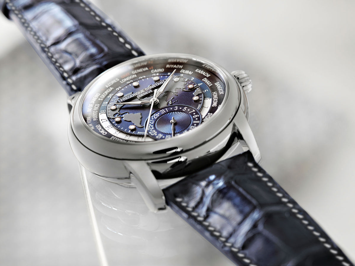 Worldtimer Manufacture (Blue) | Frederique Constant | Luby 