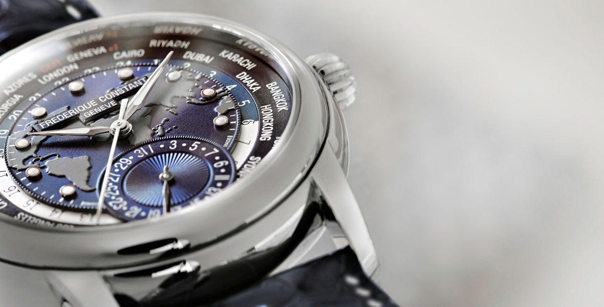 Worldtimer Manufacture (Blue) | Frederique Constant | Luby 