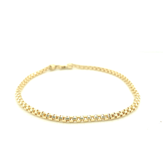 14k Gold Box Bracelet | Luby Gold Collection | Luby 