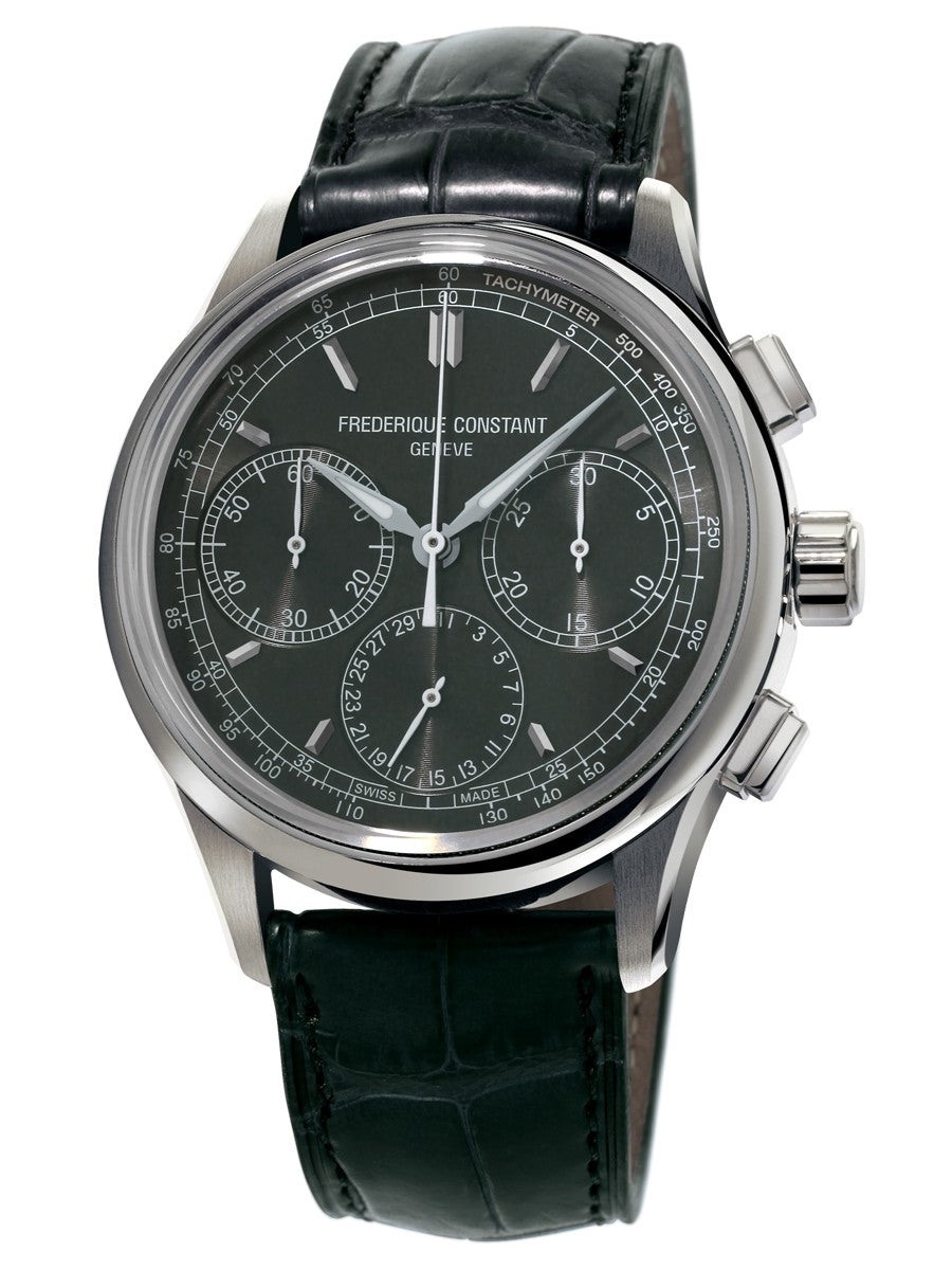 Flyback Chronograph Manufacture (Black) | Frederique Constant | Luby 