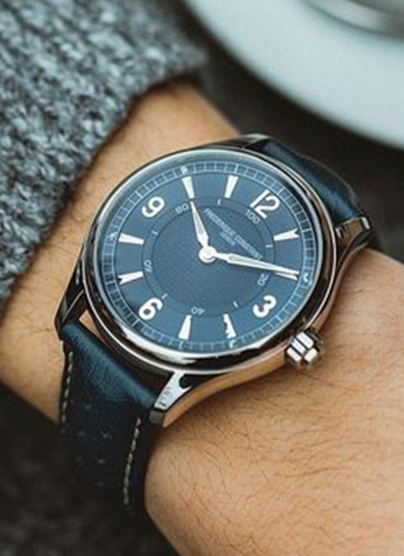 Horological Smartwatch Gents Notify (Full Blue) | Frederique Constant | Luby 