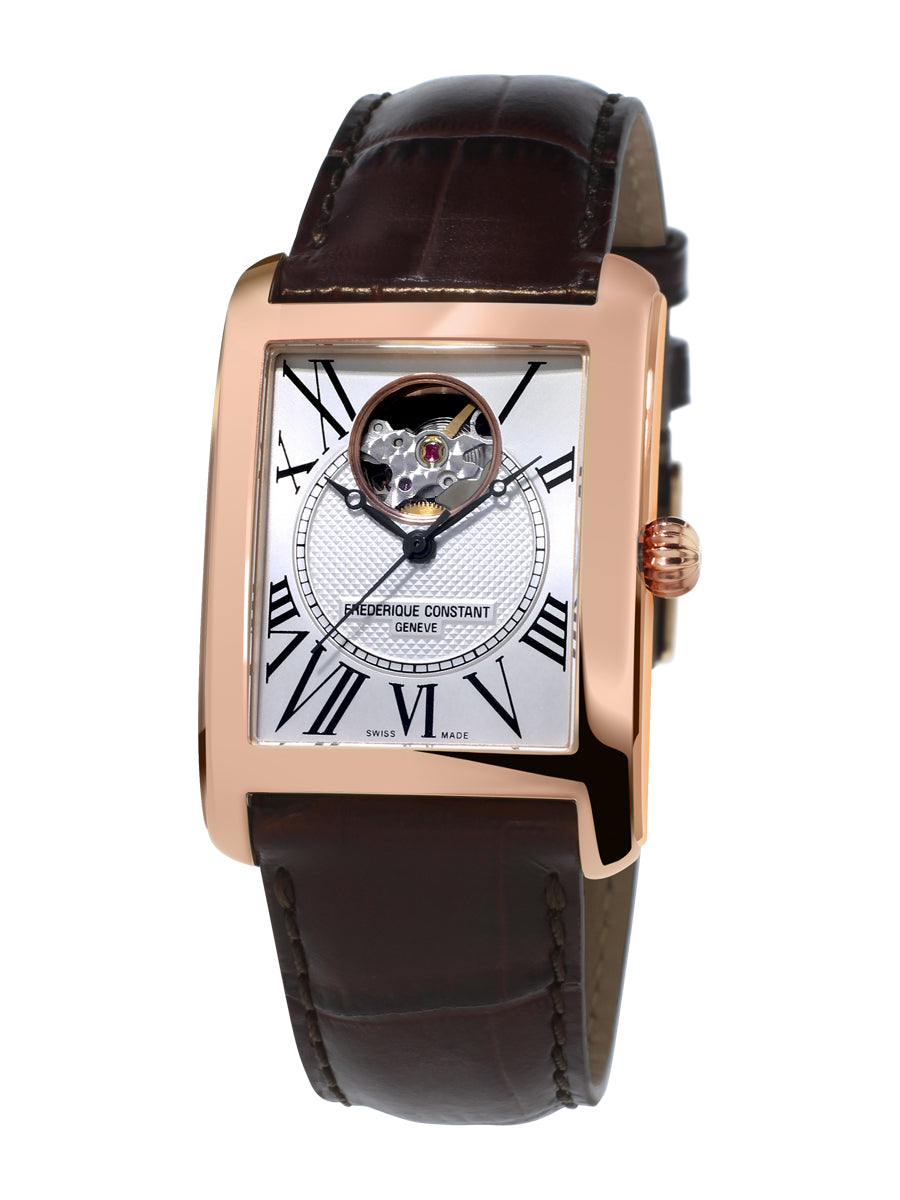 Classics Carrée Automatic (Brown/Rose-Gold) | Frederique Constant | Luby 