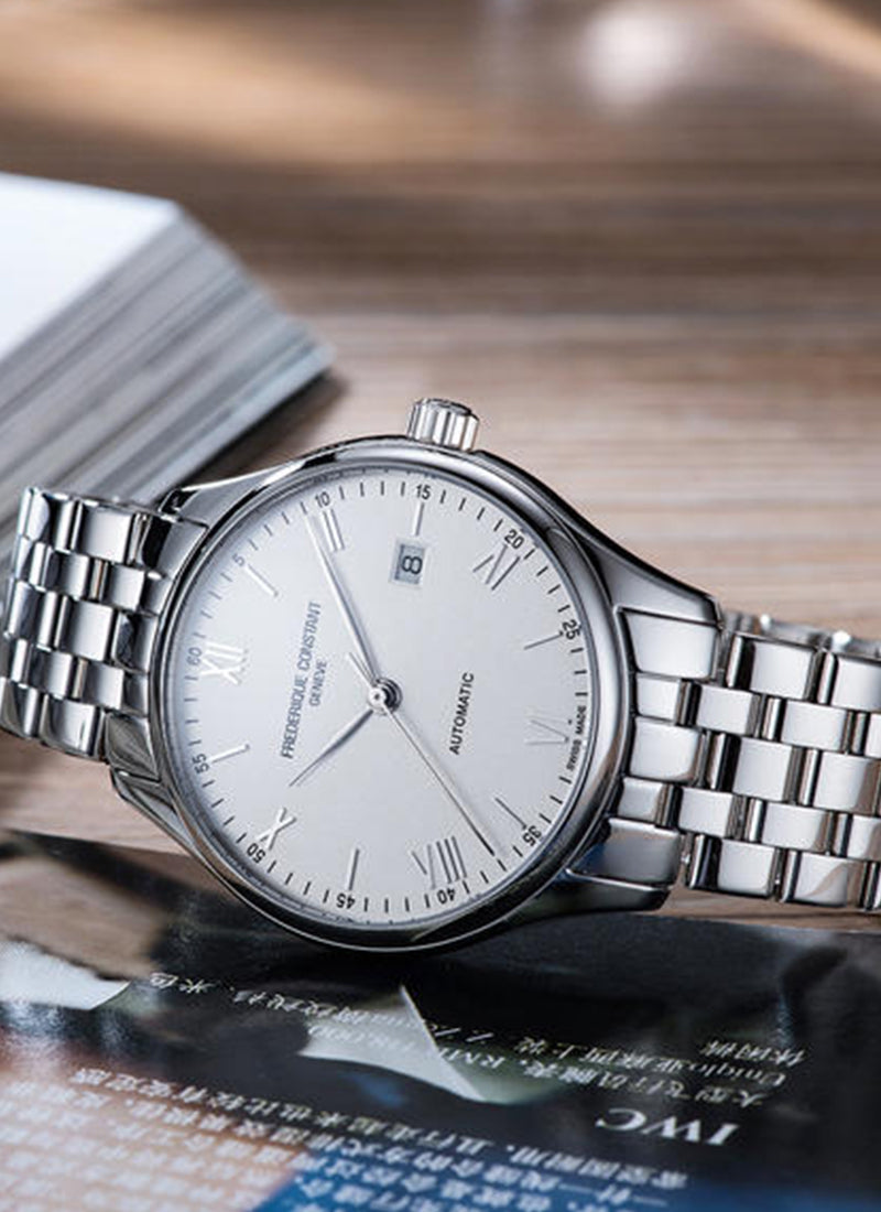 Classics Index Automatic (Silver-White) | Frederique Constant | Luby 