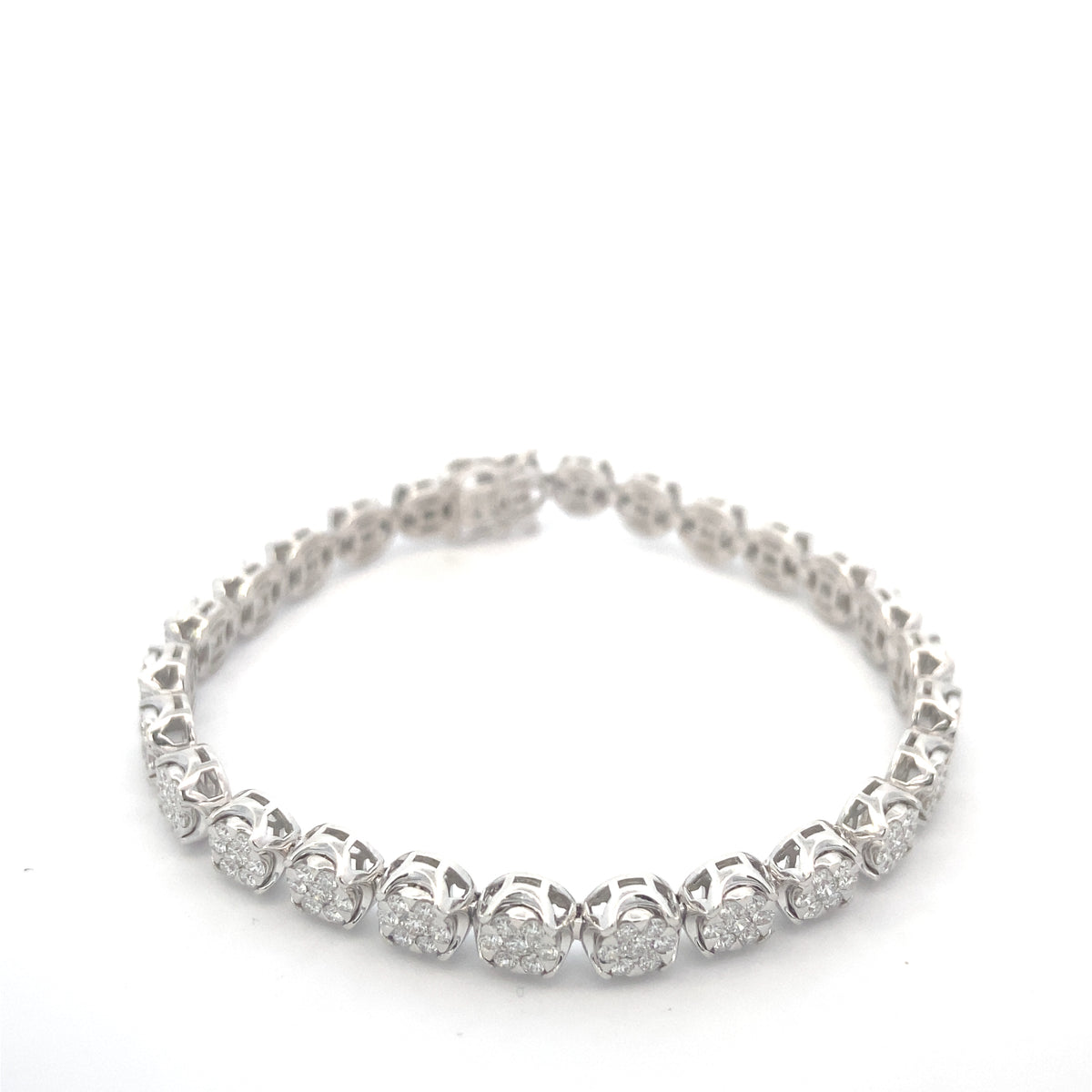 Simon G 18K White Gold Diamond Bracelet | Simon G | Luby 
