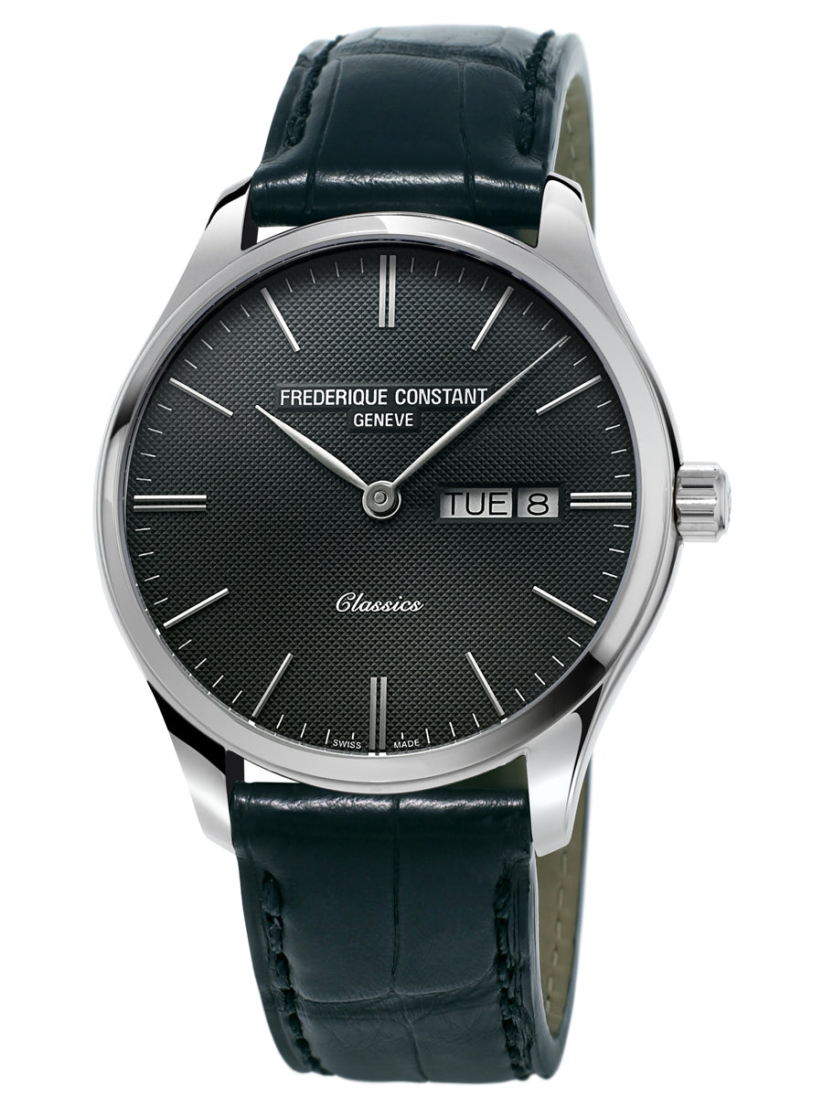 Classics Quartz (Silver/Black) | Frederique Constant | Luby 