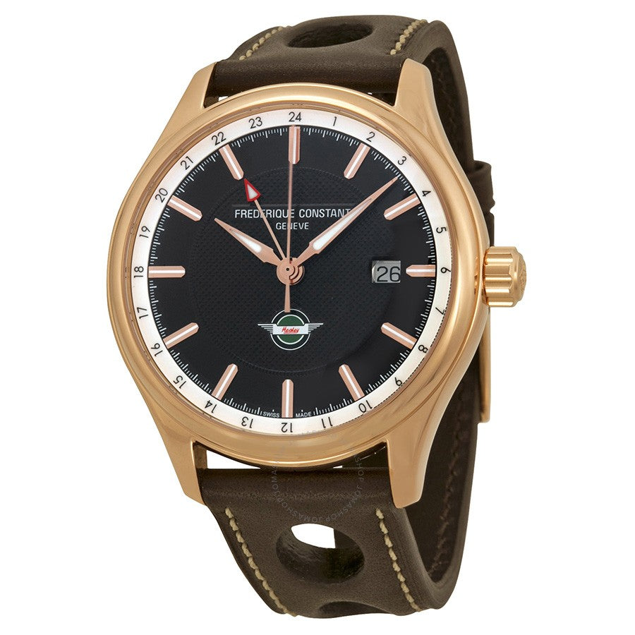 Healey GMT (Brown/Rose-Gold) | Frederique Constant | Luby 