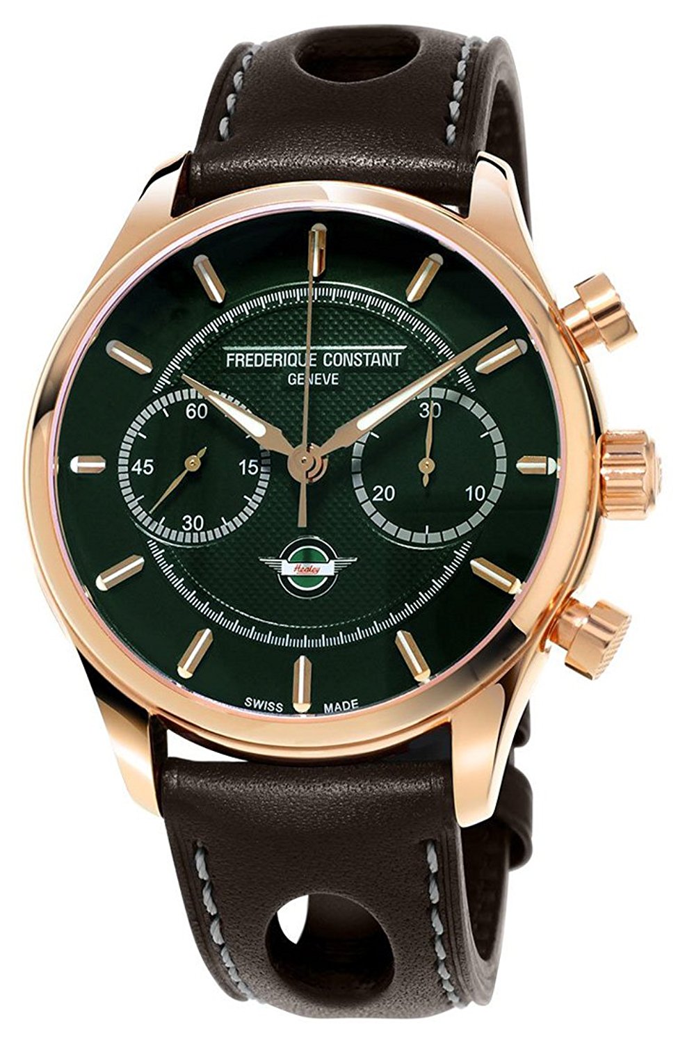 Healey Automatic GMT Limited Edition (Rose-Gold Green) | Frederique Constant | Luby 