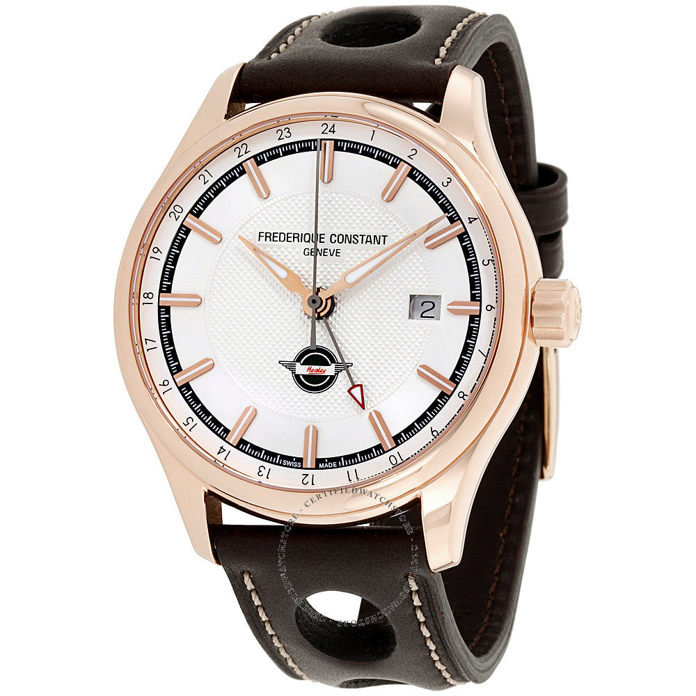 Healey Automatic GMT Limited Edition (Rose-Gold White) | Frederique Constant | Luby 