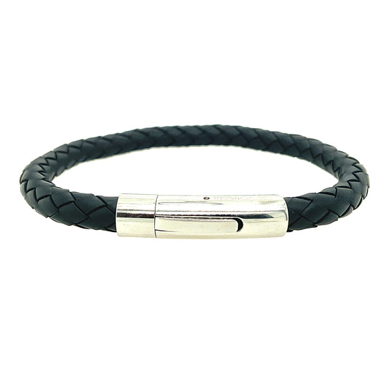 Braided Rubber and Steel Bracelet | BORSARI | Luby 