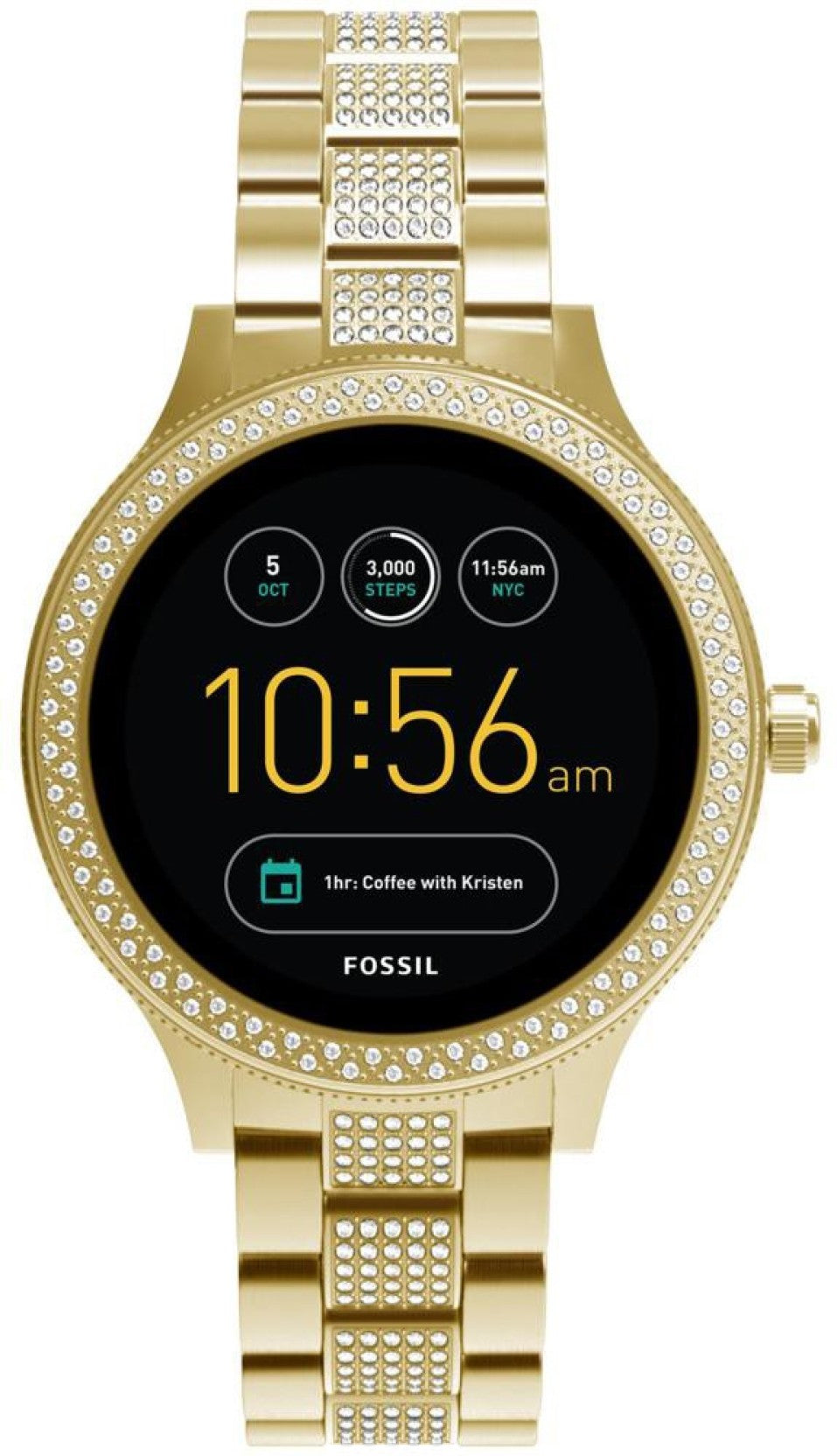 Ladies Q Venture Gen 3 SmartWatch (Gold) | Fossil | Luby 
