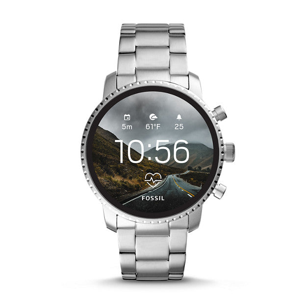 Q Explorist Gen 4 SmartWatch (Silver) | Fossil | Luby 