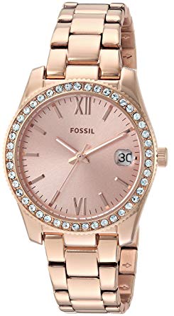 Ladies Scarlette Mini Watch (Rose-Gold) | Fossil | Luby 