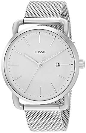 Ladies The Commuter Watch (Silver) | Fossil | Luby 