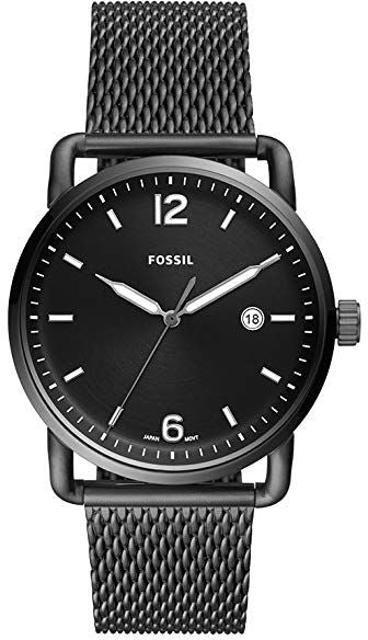 The Commuter Watch (Black/Smoke) | Fossil | Luby 
