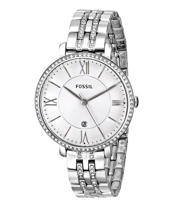 Jacqueline Stainless Steel Watch | Fossil | Luby 
