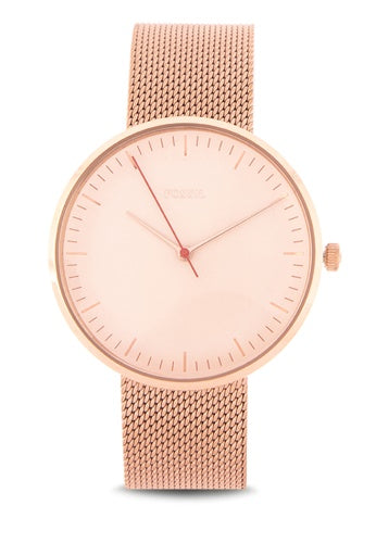 Ladies The Essentialist Watch (Rose-Gold) | Fossil | Luby 