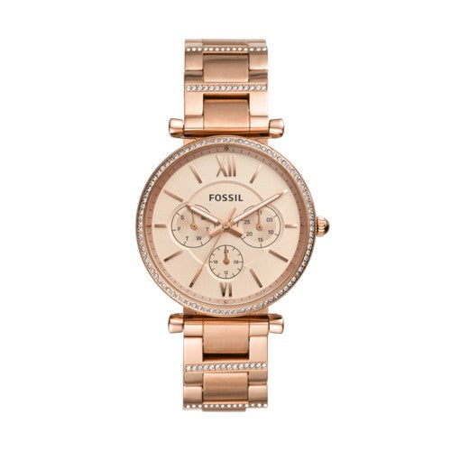 Ladies Multifunction Watch (Rose-Gold) | Fossil | Luby 