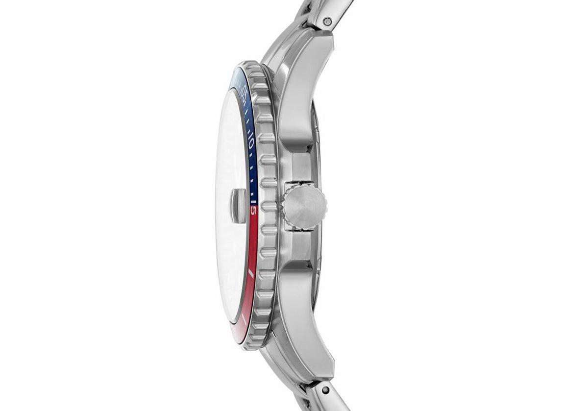FB-01 Watch (Silver/Red/Blue) | Fossil | Luby 