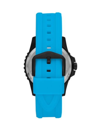 FB-01 Watch (Black/Neon Blue) | Fossil | Luby 