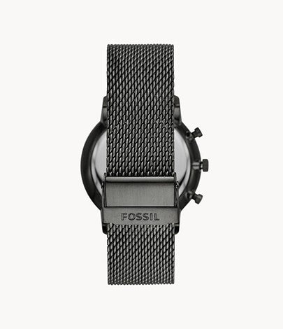 Neutra Chronograph Smoke Stainless Steel Mesh Watch | Fossil | Luby 