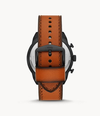 Bronson Chronograph Luggage Leather Watch | Fossil | Luby 