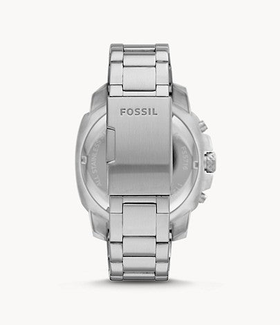 Mega Machine Chronograph Stainless Steel Watch | Fossil | Luby 