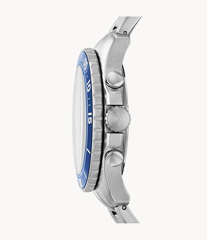 Chronograph Stainless Steel Watch | Fossil | Luby 
