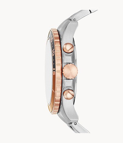 Chronograph Stainless Steel Watch | Fossil | Luby 