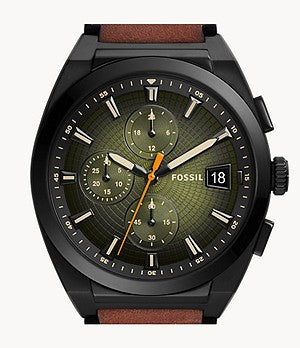 Everett Chronograph Watch | Fossil | Luby 
