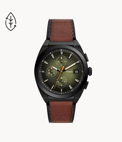 Everett Chronograph Watch | Fossil | Luby 