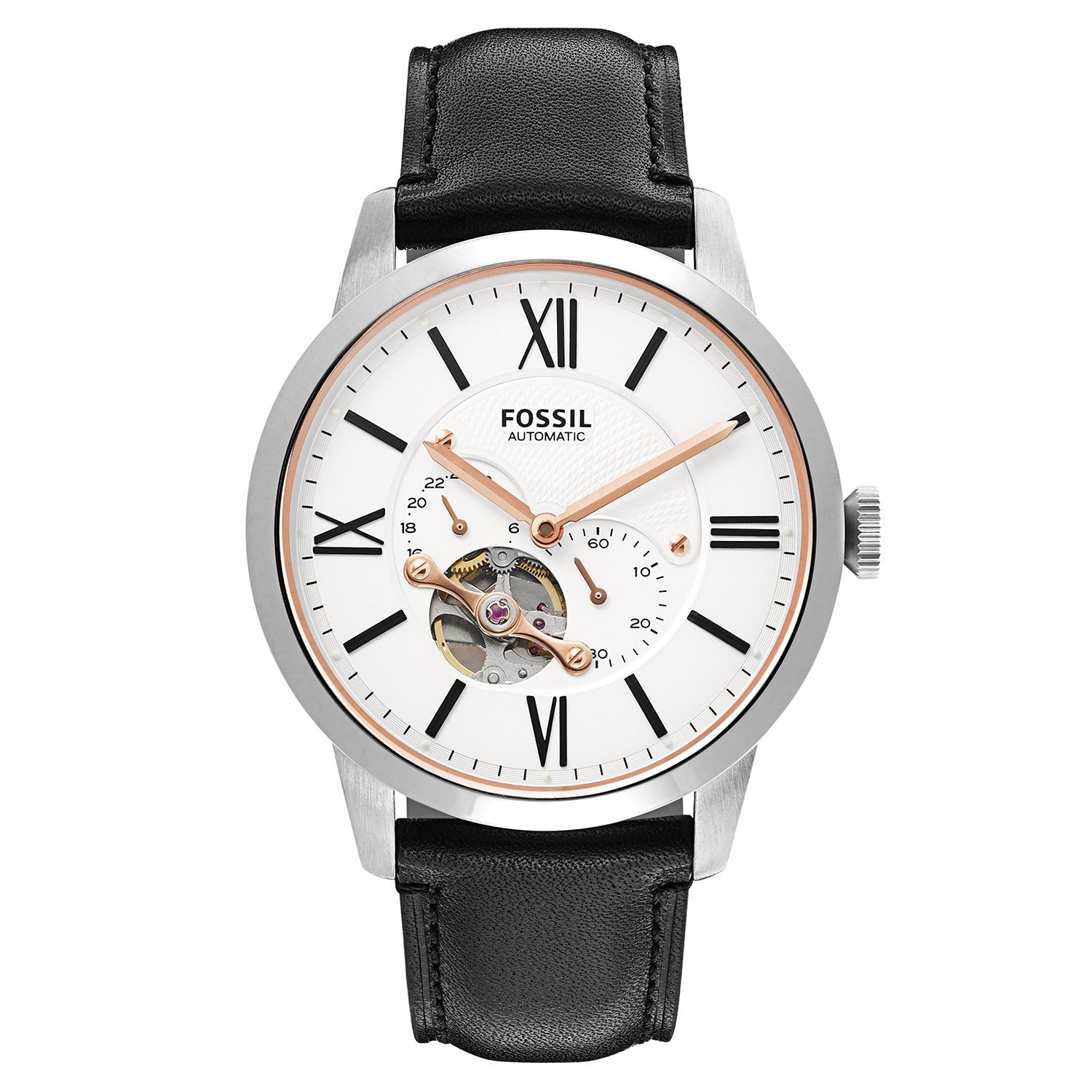 Townsman Watch (Black/Silver) | Fossil | Luby 