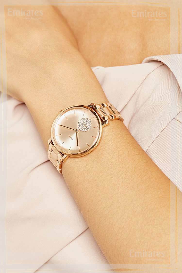 Jacqueline Watch (Rose-Gold) | Fossil | Luby 