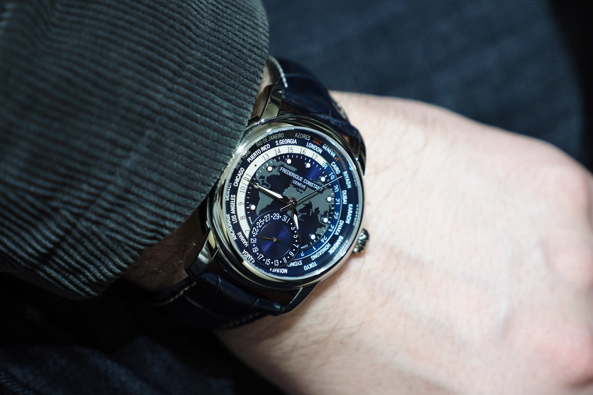 Worldtimer Manufacture (Blue) | Frederique Constant | Luby 