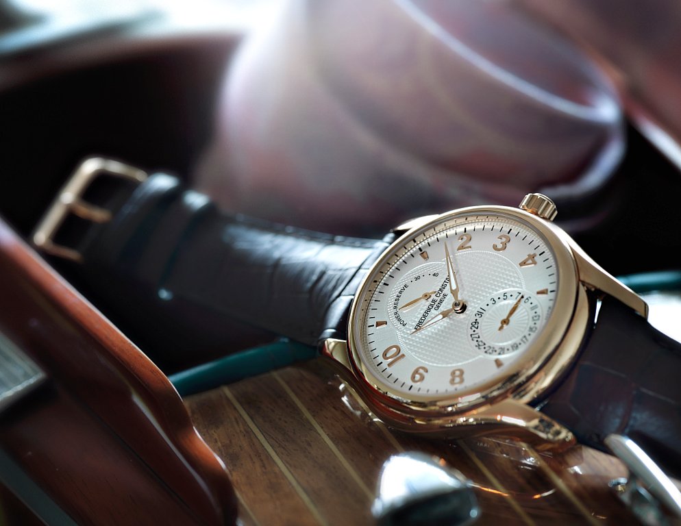Runabout Chronograph Automatic Limited Edition (Rose-Gold White) | Frederique Constant | Luby 