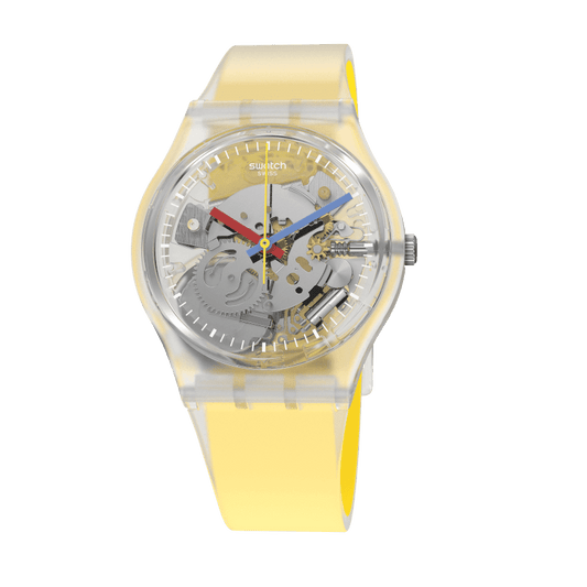Clearly Yellow Striped | Swatch | Luby 