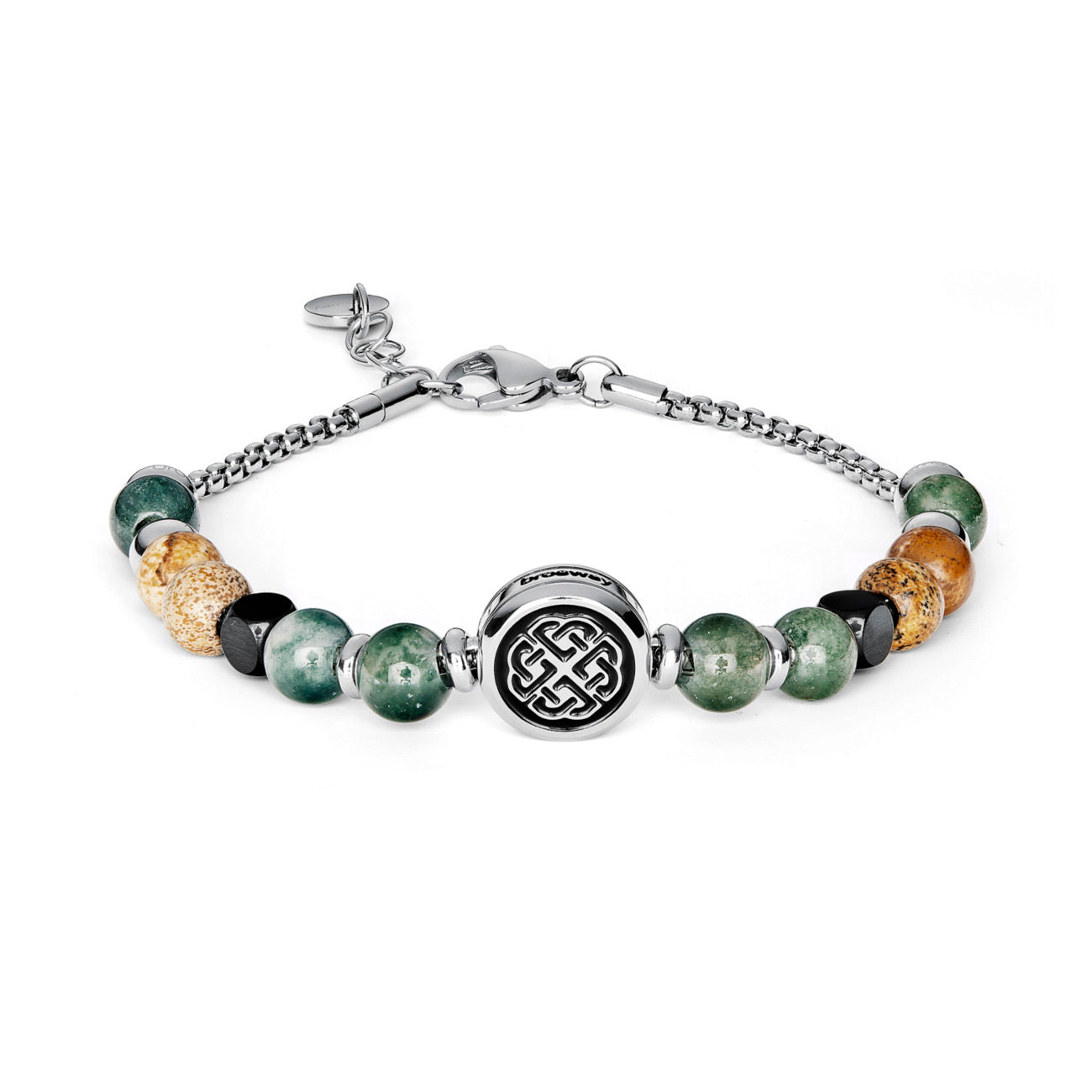 TJ Man Nordic Knot with Stones Bracelet (Silver) | Brosway Italia | Luby 