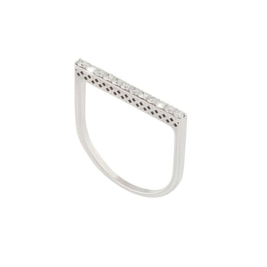 Baguette Riviera Ring | Rebecca | Luby 