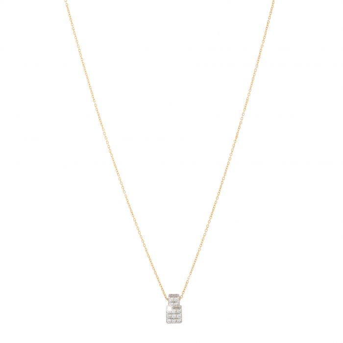 Carre Collier Necklace | Rebecca | Luby 