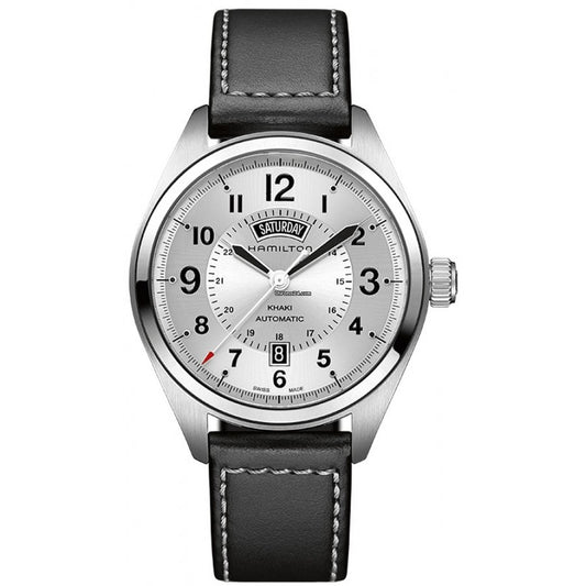 Khaki Automatic Field Day Date (Grey) | Hamilton | Luby 