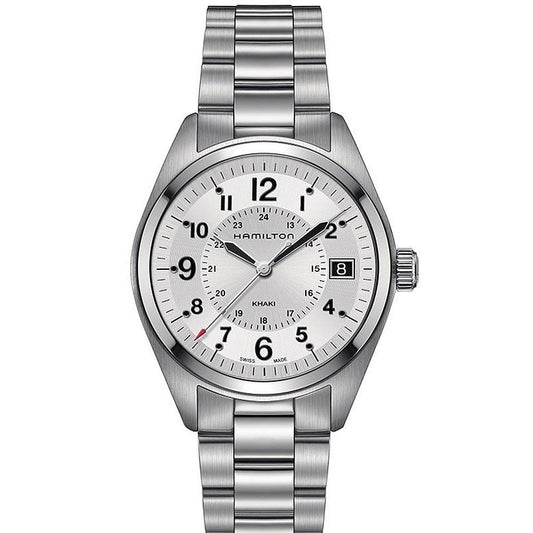 Khaki Field Quartz (Silver-White) | Hamilton | Luby 