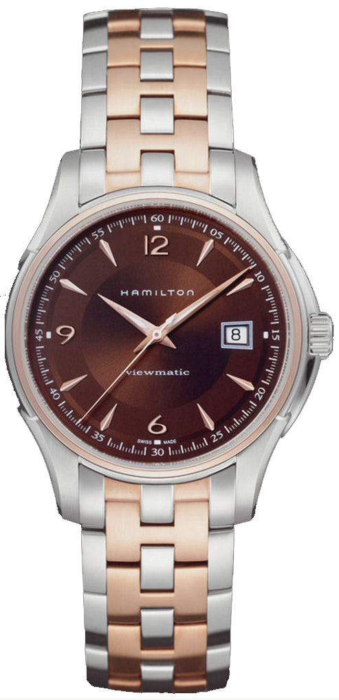 Jazzmaster Viewmatic Automatic Watch (Silver/Rose-Gold) | Hamilton | Luby 