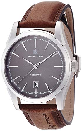 American Classic Spirit of Liberty Automatic Watch (Grey/Brown) | Hamilton | Luby 