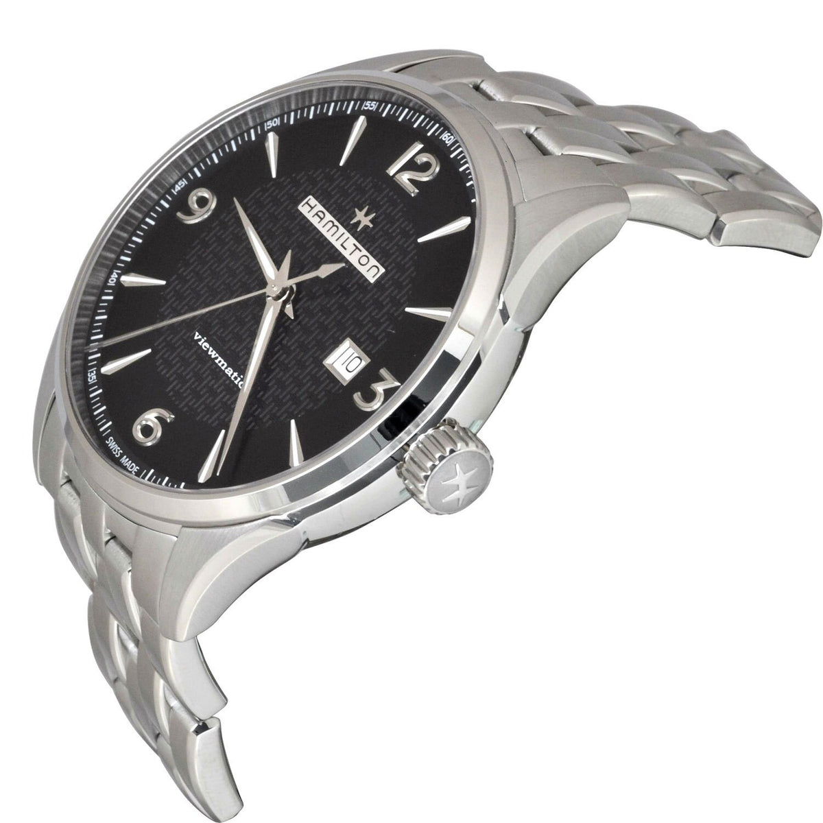 Jazzmaster Automatic Viewmatic (Silver-Black) | Hamilton | Luby 