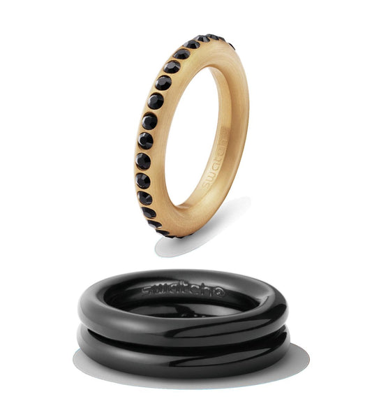 Deluxe Trio (Gold/Black) | Swatch | Luby 