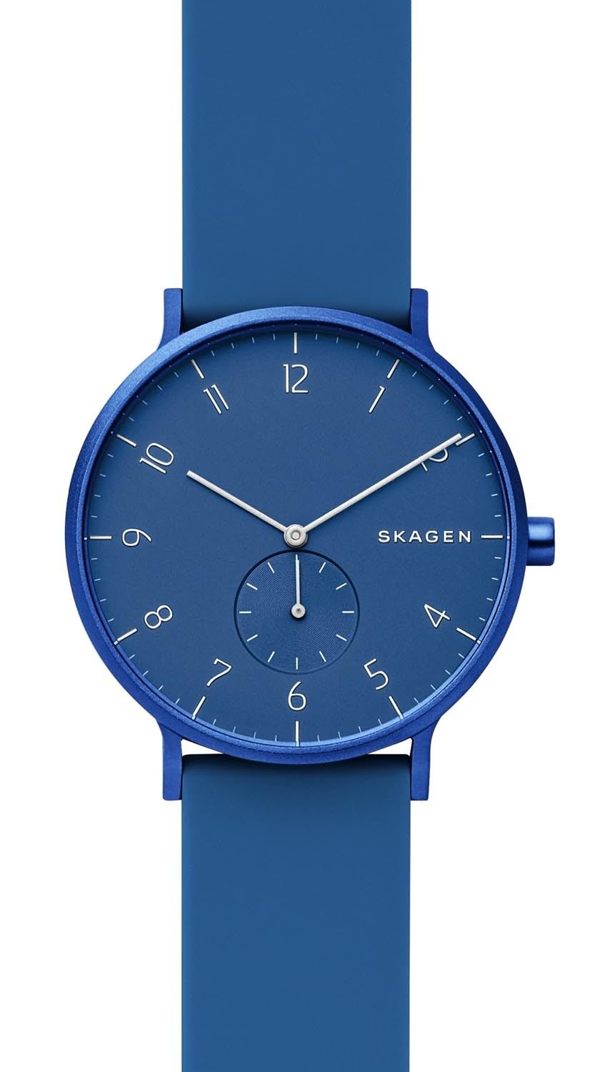 Aaren Kulor Watch (Blue) | Skagen | Luby 